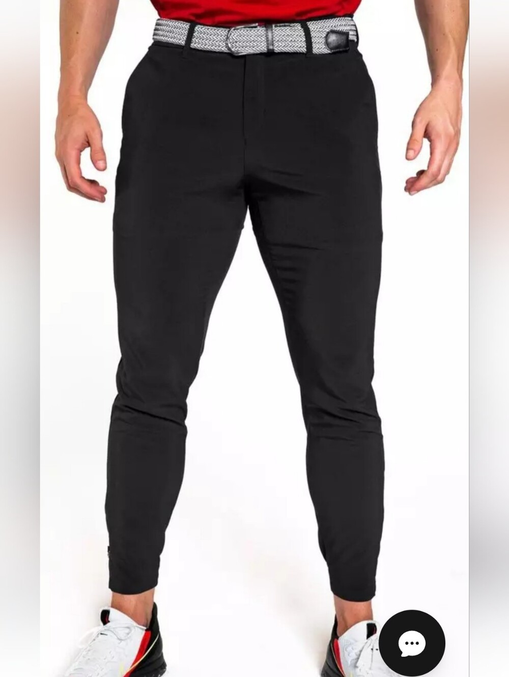 Men's PRIMO Black Dress Pants In Size 34 Tall